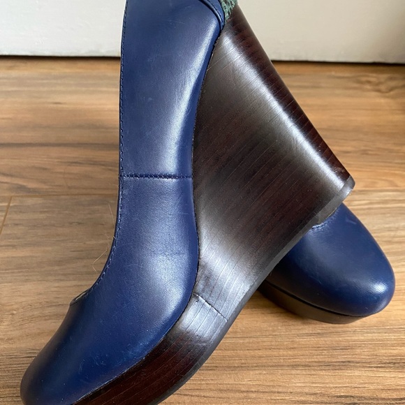 Seychelles royal blue wedges -size 7 - Picture 2 of 4